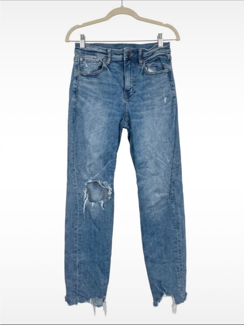 American Eagle Outfitters Light Blue Super Stretch Jeans